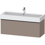 Duravit D-Neo wastafelonderkast 118.4x44x44.2cm 1 lade Basalt Mat SW641102