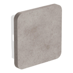 BRAUER Concrete applique murale - 15x4.6x15cm - LED 4000K - béton revêtu - gris chiné SW416522