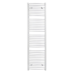 Henrad Aphrodite radiateur sèche-serviettes 176.5x58.5cm 934watt 4 raccordements Acier Blanc Brillant 8222167