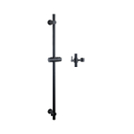Fortifura Calvi Glijstang - 90cm - met geïntegreerde wandaansluitbocht - mat zwart SW1413835