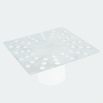 Dyka Grille R15 15x15cm INOX 2300001