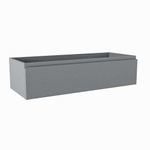 Mondiaz FOGE wastafelonderkast - 100x41x25cm - 1 lade - uitsparing links - softclose - Plata SW1015305