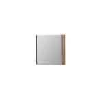 INK SPK1 spiegelkast – 60x60x14 cm – 1 deur, dubbelzijdige spiegeldeurr – Zuiver Eiken mat SW440346