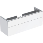 Geberit Xeno2 wastafelonderkast - 4 laden - 137.4cm - wit SW417675