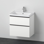 Duravit D-neo meubelwastafel m/wastafelo.b. 650x480x790mm m.wit SW641977