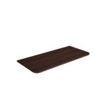 Royal Plaza Terra Topblad - 100x46x2cm - afgeronde hoeken - kastanje (walnoot) SW1418399