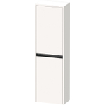 Duravit Ketho.2 Halfhoge kast - met 2 deuren - 40x132x24cm rechts - met tip onwit - supermat wit SW771851