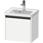 Duravit Ketho.2 Wastafelonderbouwkast - met 1 lade - 48.4x37.5x44cm - met greep antraciet - wit mat SW772316