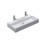 Thebalux plan vasque modèle Cube 1x cuve 2x trou de robinet SW766517