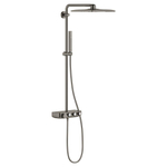 Grohe Euphoria SmartControl Cube Regendoucheset Opbouw- - hoofddouche 31cm - hannddouche staaf - brushed hard graphite (antraciet) SW439029