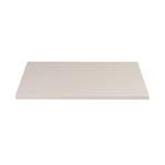Saniclass Torino Wastafelblad - 80.5x46x2.5cm - solid surface - off-white SW1471862