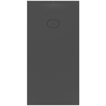 Villeroy & Boch Ecora douchebak - 160x80x4.5cm - afvoer korte zijde - anthracite (antraciet) SW1558971