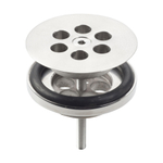 Clou Wash Me bouchon pour obturateur d'eau en silicone inox brossé SW9442