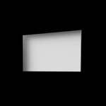 INK Miroir rectangulaire sur panneau en bois 100x80x3cm SW350721