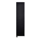 Sanicare Denso Elektrische Radiator - 180x40cm - 948W - design - thermostaat - zwart - linksonder - mat zwart SW1000729