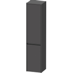 Duravit Ketho.2 Hoge kast - met 2 deuren - 40x176x36cm rechts - met tip ongrafiet - mat grafiet (grijs) SW772580