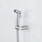 Fortifura Calvi Bidetset - handdouche - slang 150cm - houder - PVD - geborsteld RVS SW1123164
