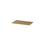 INK Wastafelblad - 80x45x2cm - tbv onderkast - MDF Fineer Natur SW493583