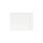 Xenz Easy Tray douchevloer - 100x80x5 - Acryl - wit SW379197