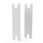 Stelrad jeu de panneaux latéraux pour radiateur type 22 x10.2cm acier blanc brillant SW202192