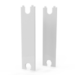 Stelrad set panneaux latéraux pour radiateur type 22 x10.2cm Acier Blanc brillant SW202192