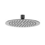 IVY Douche de tête - slim - 20cm - buses anticalcaires - Eco-air - Chrome noir PVD SW1031519