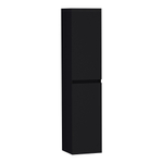BRAUER Solution Badkamerkast - 160x35x35cm - 2 greeploze links- rechtsdraaiende deur - MDF - mat zwart SW370866