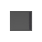 Xenz Easy Tray douchevloer - 100x90x5cm - acryl - zonder gootcover - ebony SW379224