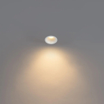 QAZQA Dept Spot encastré - 7.8x7.8x6.5cm - dimmable - IP44 - blanc mat SW1187251