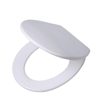 Tiger Boston Abattant de toilette Softclose Duroplast Blanc/Chrome 37x5.5x45cm SW25348