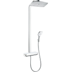 Hansgrohe Raindance select e 360 showerpipe - ecostat select e ecosmart blanc-chrome GA45164