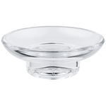 GROHE Essentials porte-savon - 11x3.9cm - rond - transparent 0438133