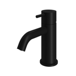 Hotbath Cobber mitigeur de lavabo bas avec bec courbé sans vidage noir mat SW88056