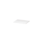 Ink topdeck 45 plaque de recouvrement 60x2x45cm pour meuble laqué blanc brillant SW68701