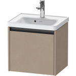 Duravit Ketho 2 meuble sous-lavabo avec 1 tiroir 48.4x37.5x44cm avec poignée anthracite Linnen mat SW773079