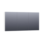 BRAUER Impress Deluxe armoire de toilette – 139 x 70 x 15 cm – LED indirecte – Blanc mat SW242142