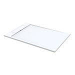 Best Design Decent Bac de douche 160x100x4.5cm Solid Surface blanc mat SW539764