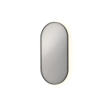 INK SP21 miroir – ovale – 60 x 120 cm – LED indirecte – chauffage de miroir – Noir mat SW693162