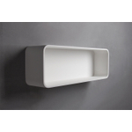 Ideavit Solidtondo Nis 90x30cm Solid surface mat wit SW86584