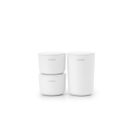 Brabantia ReNew bocaux de rangement - set de 3 - blanc SW454758