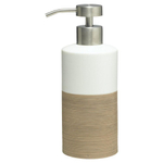 Sealskin Doppio Distributeur savon 6.9x18.3cm Céramique sable CO361840265