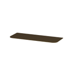 INK Concept R Wastafelblad - 120x45x1.7cm - tbv afgeronde onderkast - MFC - Shadow veneer SW1406091