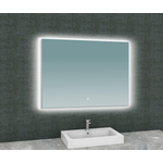 Wiesbaden Soul miroir rectangulaire avec LED, dimmable et chauffage miroir 100 x 80 cm SW411998