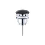 QeramiQ Dely Klikwaste Afvoerplug - keramiek - mat zwart SW1233523