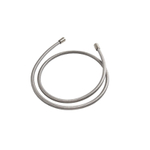 Hotbath Archie Flexible de douche en inox avec revêtement en matière synthétique transparent 150cm inox SW230350