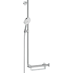 Hansgrohe Raindance Select S 120 Ensemble de douche 110cm Ecosmart Cofmort gauche chrome blanc SW66585