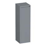 BRAUER Adore Wavy colonne haute - 120x35x35cm - 1 porte - ouverture à droite - sans poignée - gris mat SW1198501