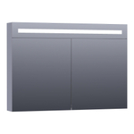 BRAUER Promise Deluxe armoire de toilette – 99 x 70 x 15 cm – LED directe – Gris mat SW371693