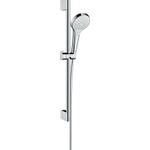 Hansgrohe Croma select s Vario glijstangset - met Croma - select S Vario - handdouche - ecosmart - 65cm - met isiflex B - doucheslang - 160cm wit/chroom - wit chroom 0605497