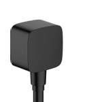 Hansgrohe FixFit E Coude mural avec clapet anti-retour en plastique mat noir SW451608